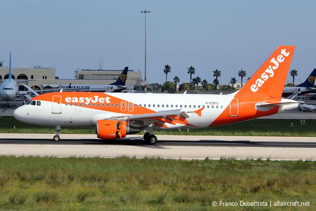 G-EZFU · Airbus A319-111 · (MLA / LMML)