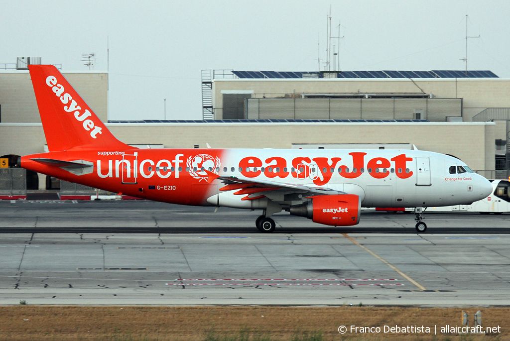 G-EZIO · Airbus A319-111 · (MLA / LMML)