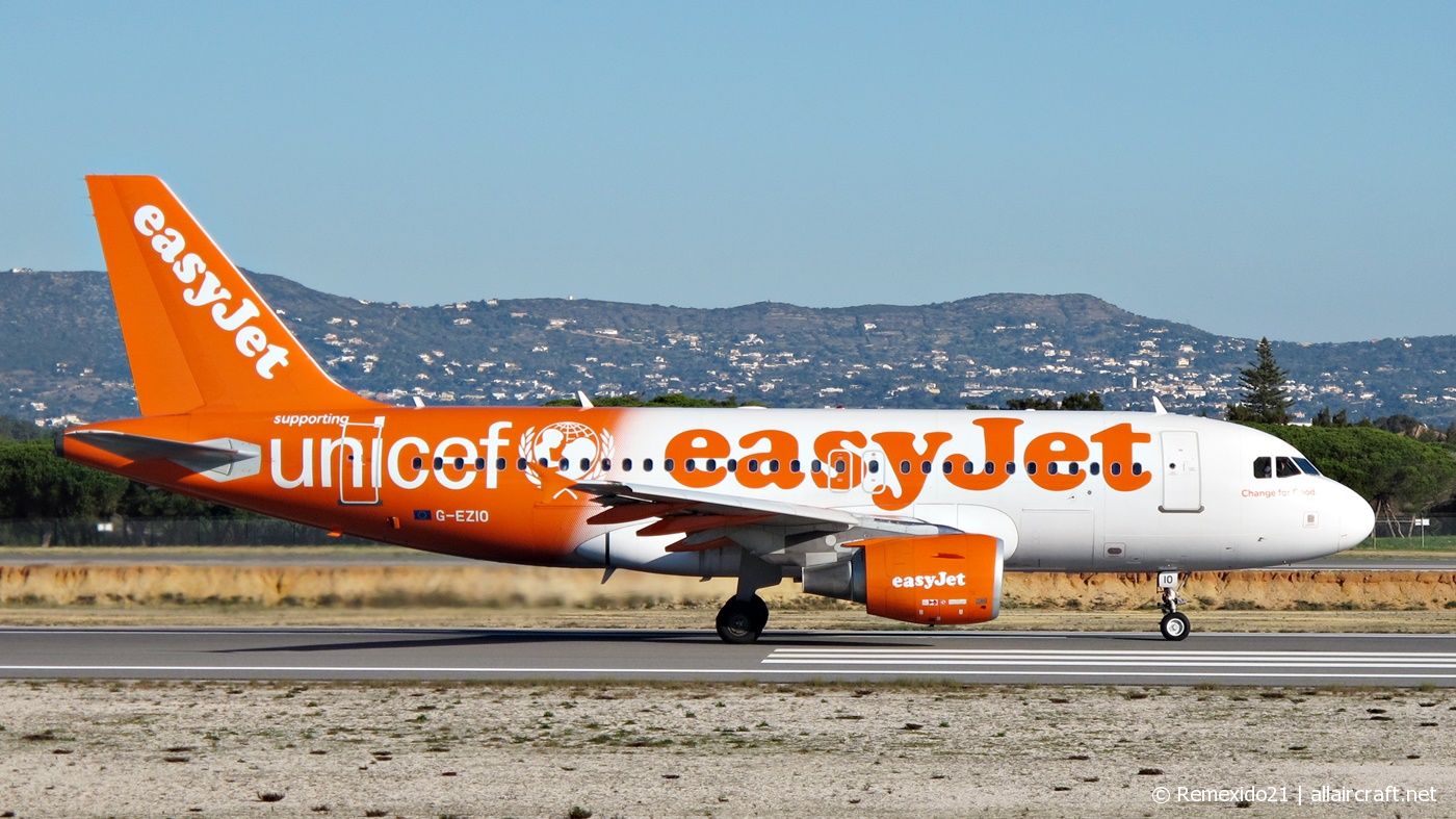 G-EZIO · Airbus A319-111 · (FAO / LPFR)