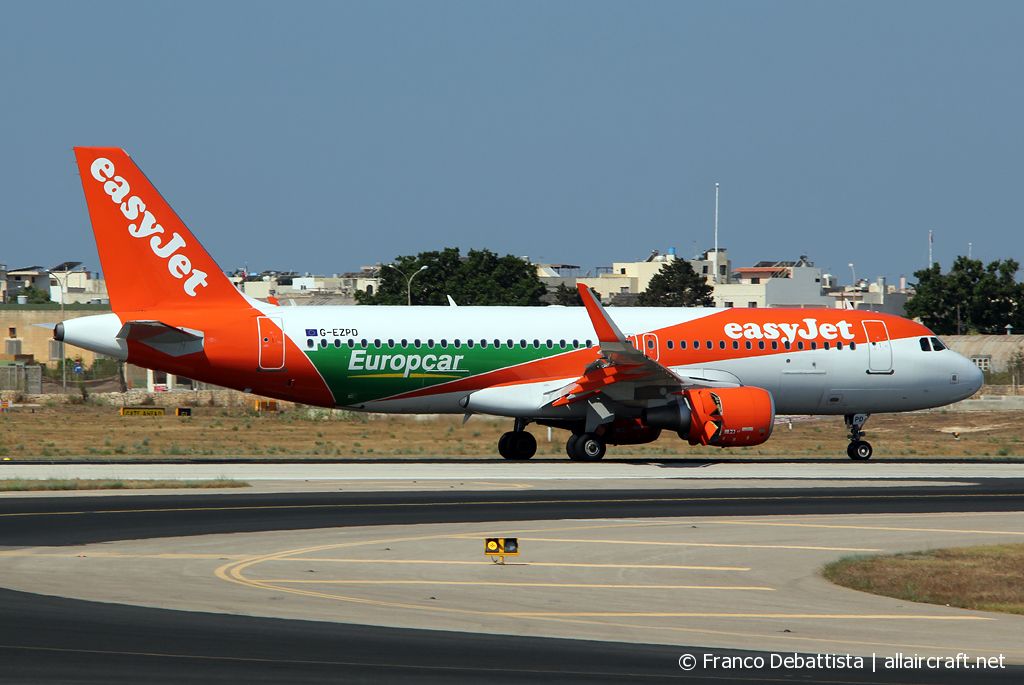G-EZPD · Airbus A320-214(WL) · (MLA / LMML)