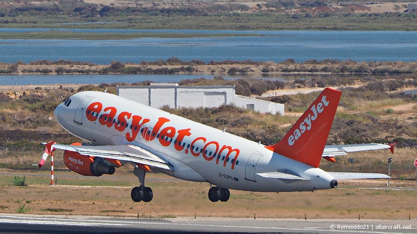 G-EZPG · Airbus A319-111 · (FAO / LPFR)