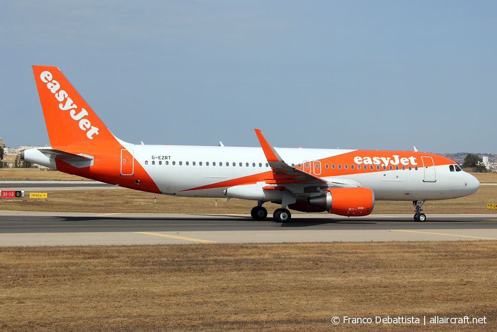G-EZRT · Airbus A320-214(WL) · (MLA / LMML)