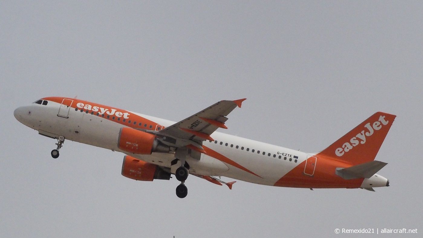 G-EZTE · Airbus A320-214 · (FAO / LPFR)