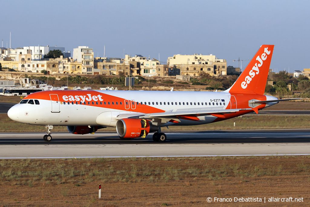 G-EZTT · Airbus A320-214 · (MLA / LMML)