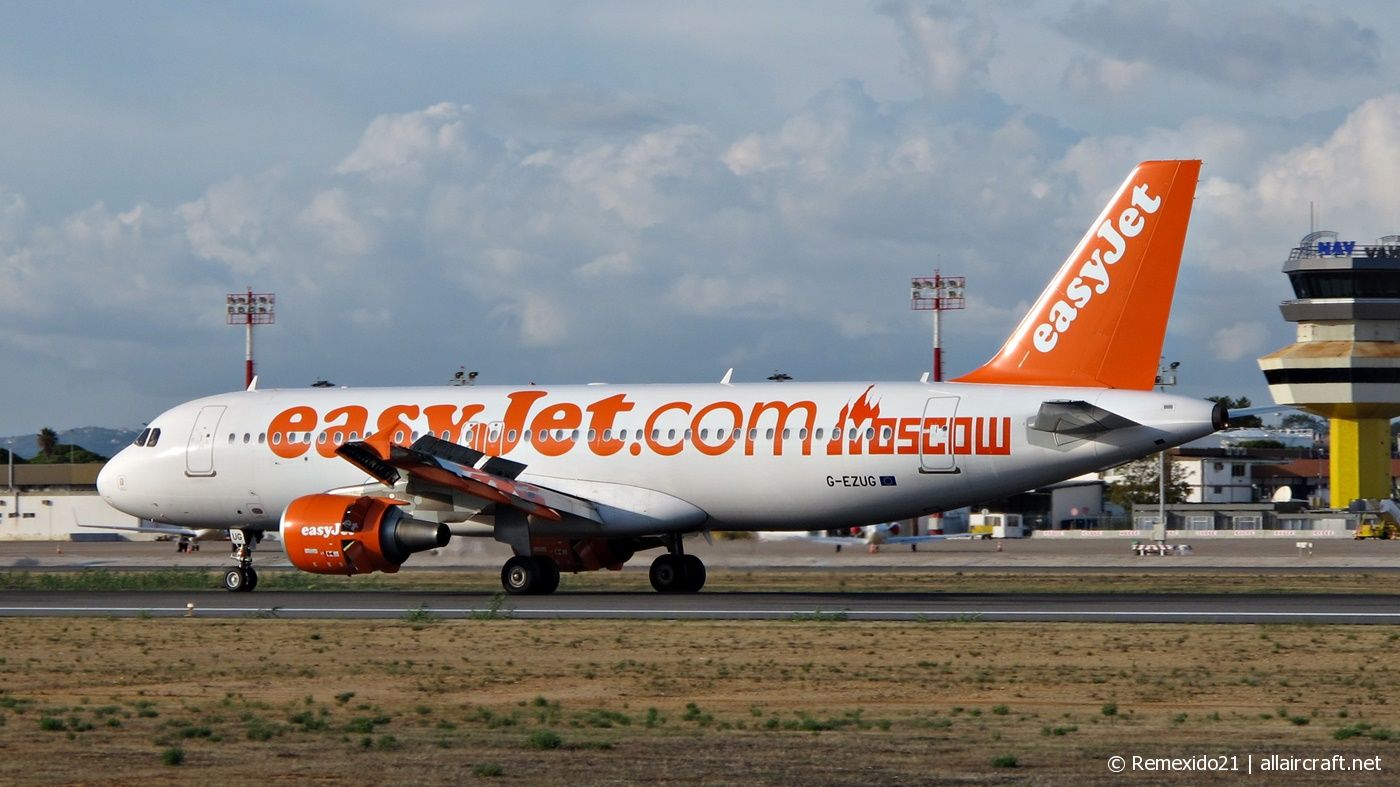 G-EZUG · Airbus A320-214 · (FAO / LPFR)