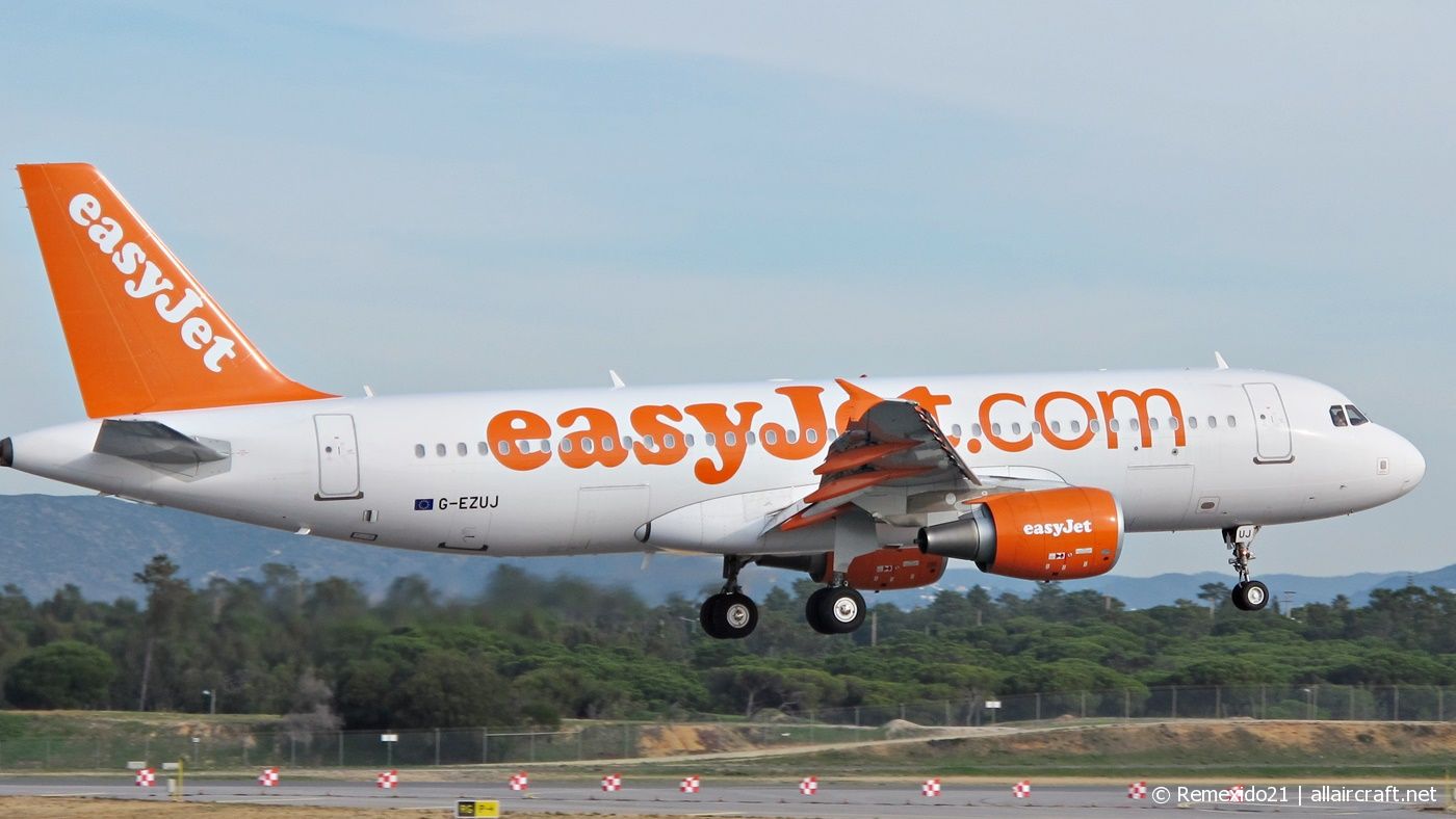 G-EZUJ · Airbus A320-214 · (FAO / LPFR)