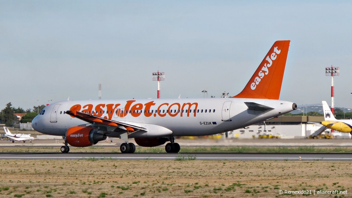 G-EZUK · Airbus A320-214 · (FAO / LPFR)
