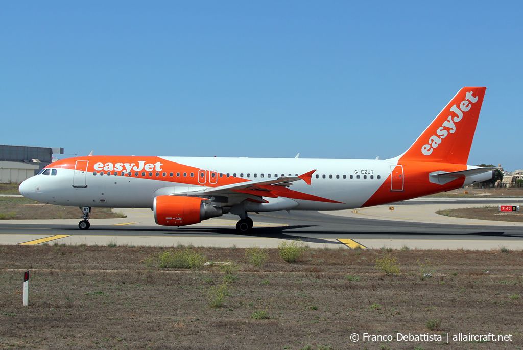 G-EZUT · Airbus A320-214 · (MLA / LMML)