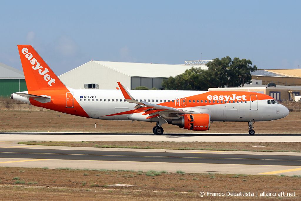 G-EZWH · Airbus A320-214(WL) · (MLA / LMML)