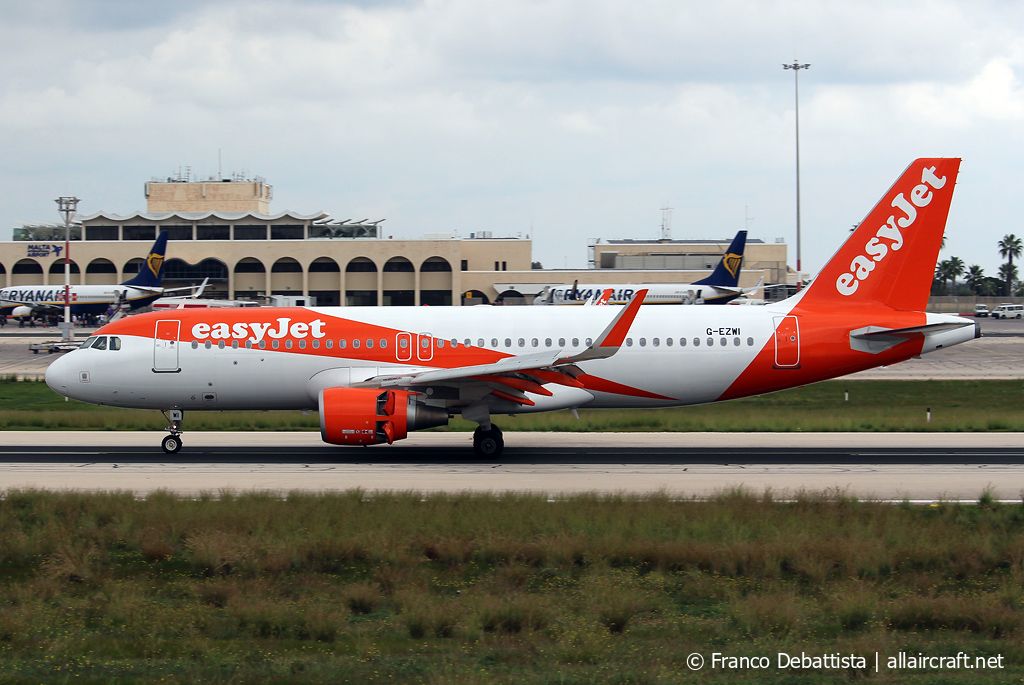 G-EZWI · Airbus A320-214(WL) · (MLA / LMML)