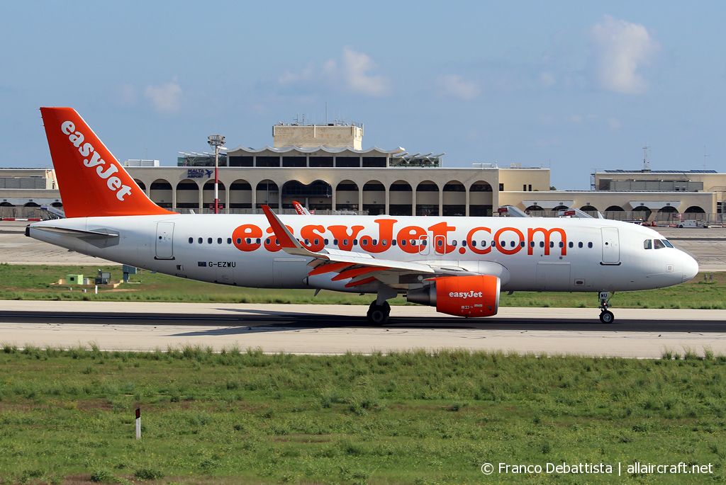 G-EZWU · Airbus A320-214(WL) · (MLA / LMML)