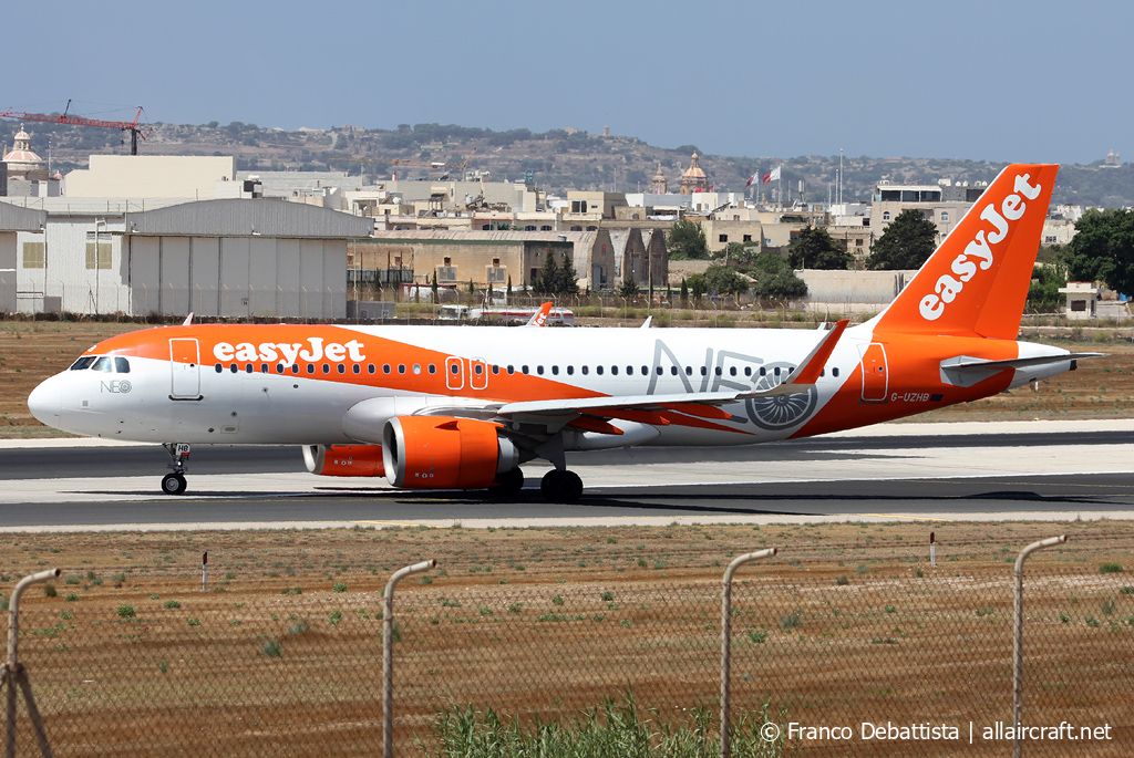 G-UZHB · Airbus A320-251N · (MLA / LMML)