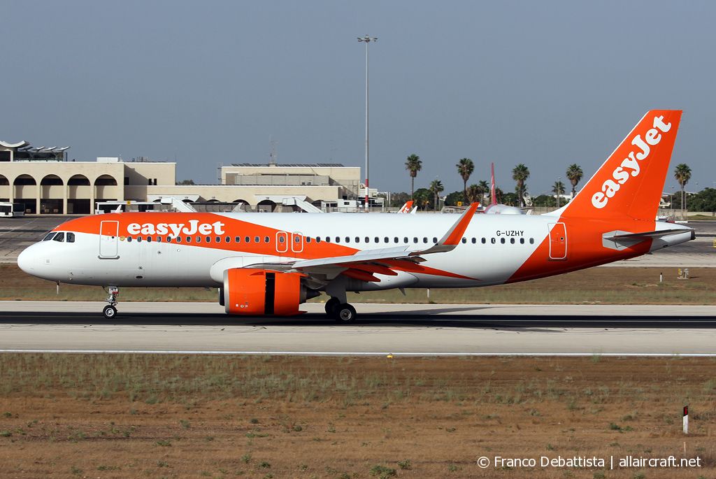 G-UZHY · Airbus A320-251N · (MLA / LMML)