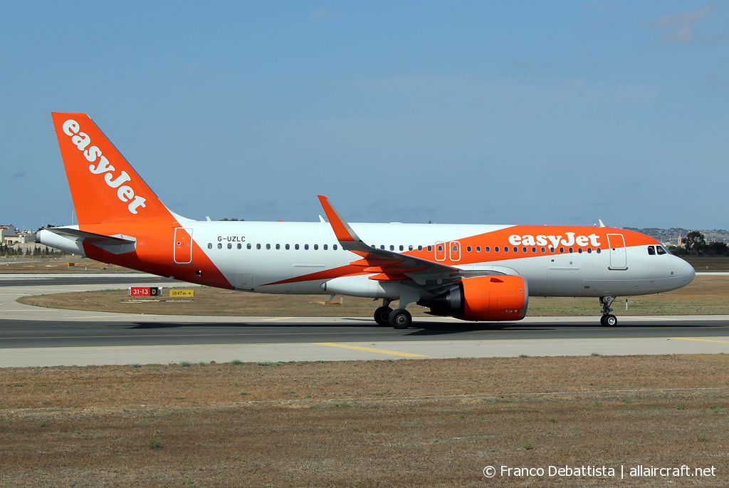 G-UZLC · Airbus A320-251N · (MLA / LMML)