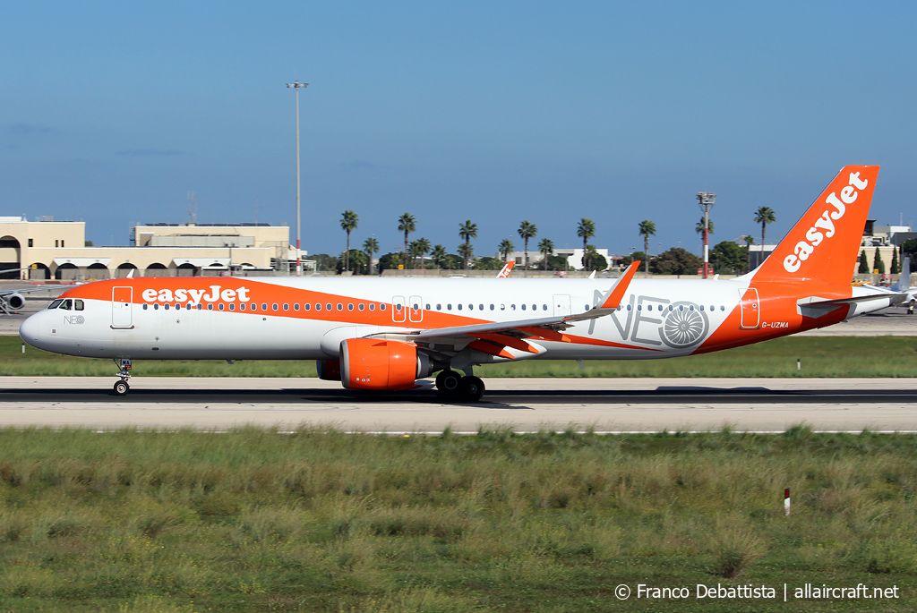G-UZMA · Airbus A321-251NX · (MLA / LMML)