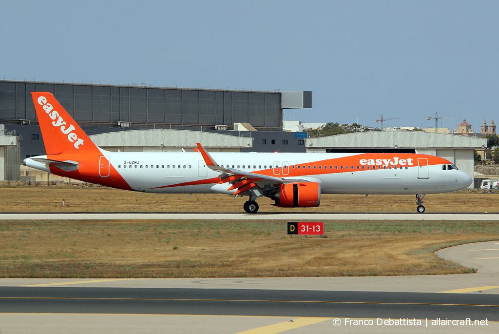 G-UZMJ · Airbus A321-251NX · (MLA / LMML)