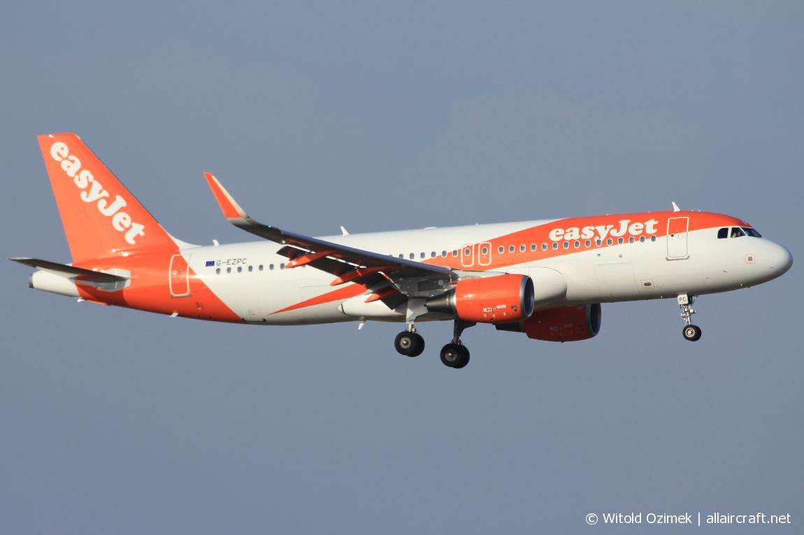 G-EZPC (6981) 2016 Airbus A320-214(WL)