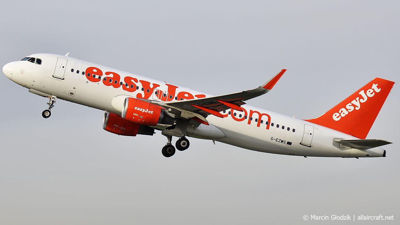 G-EZWS · Airbus A320-214(WL) · (KRK / EPKK)