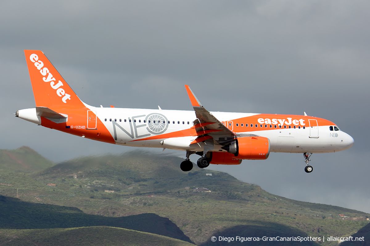G-UZHD (7841) 2017 Airbus A320-251N