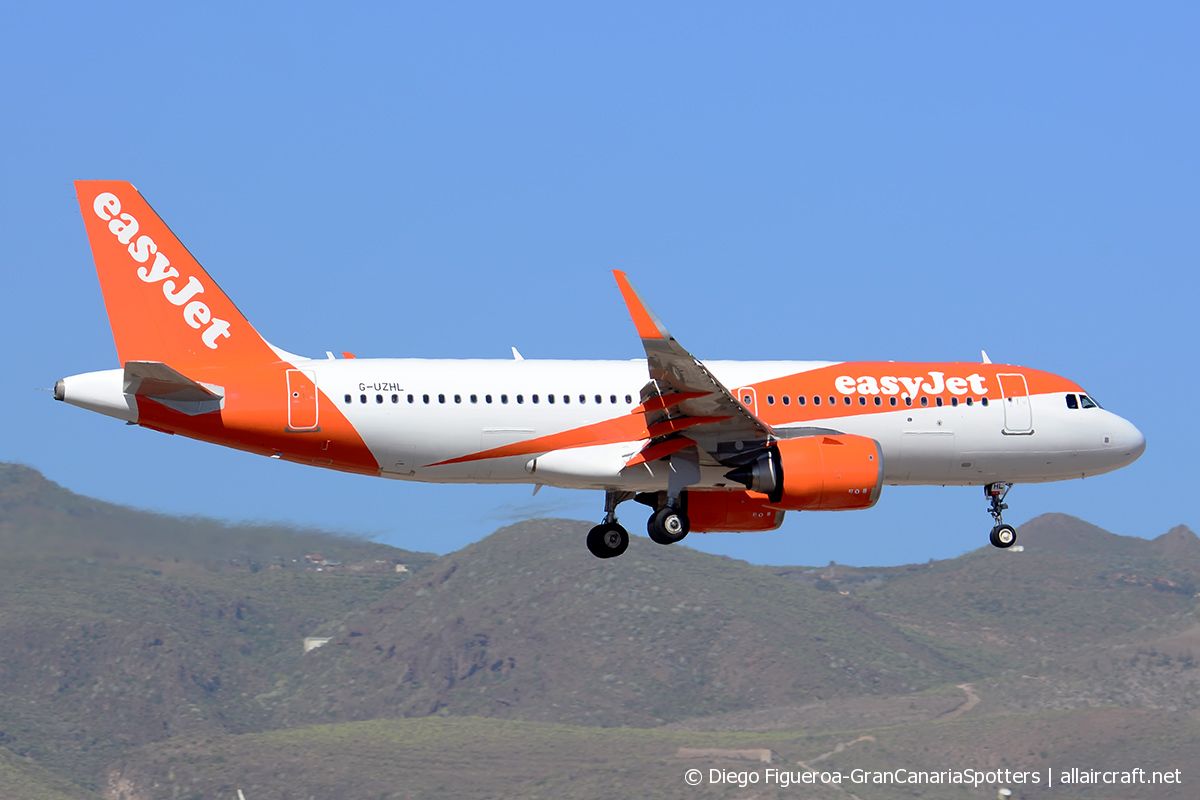 G-UZHL (8375) 2018 Airbus A320-251N