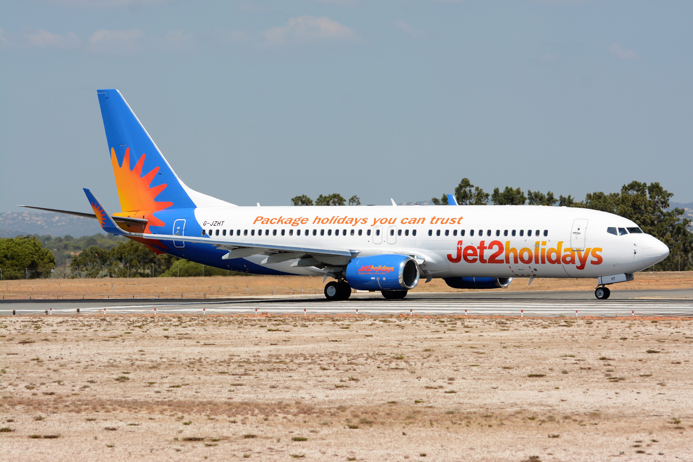 G-JZHT · Boeing 737-8MG(WL) · (FAO / LPFR)
