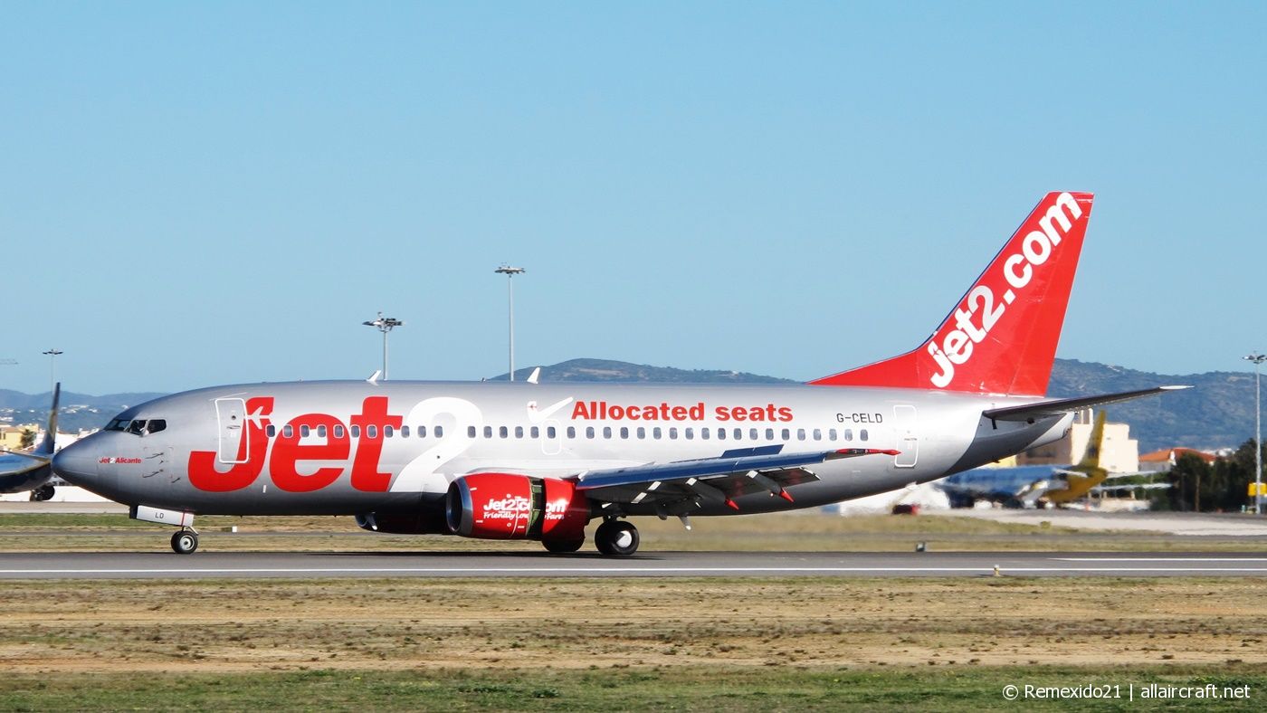 G-CELD · Boeing 737-33A · (FAO / LPFR)