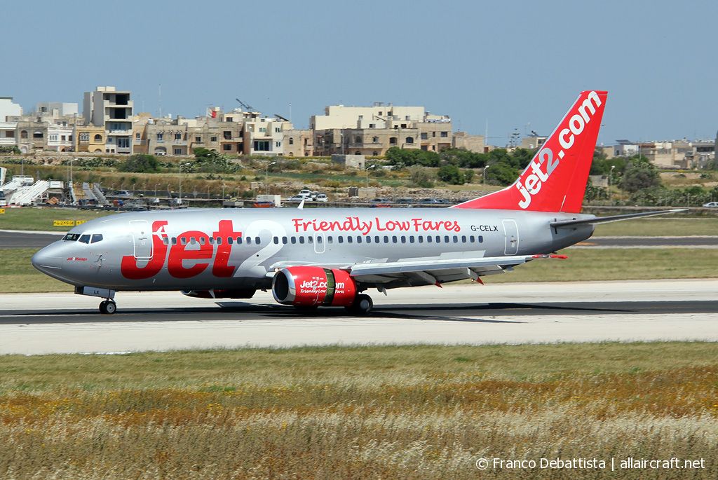 G-CELX · Boeing 737-377(QC) · (MLA / LMML)