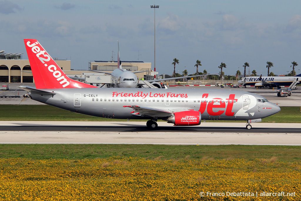 G-CELY · Boeing 737-377(QC) · (MLA / LMML)