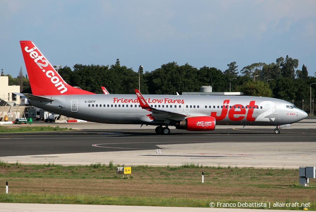 G-DRTF · Boeing 737-85P(WL) · (MLA / LMML)