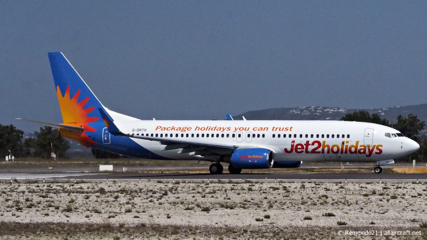 G-DRTH · Boeing 737-8BK(WL) · (FAO / LPFR)