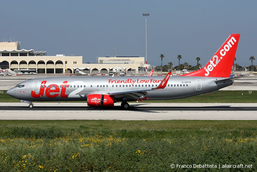 G-DRTN · Boeing 737-86N(WL) · (MLA / LMML)
