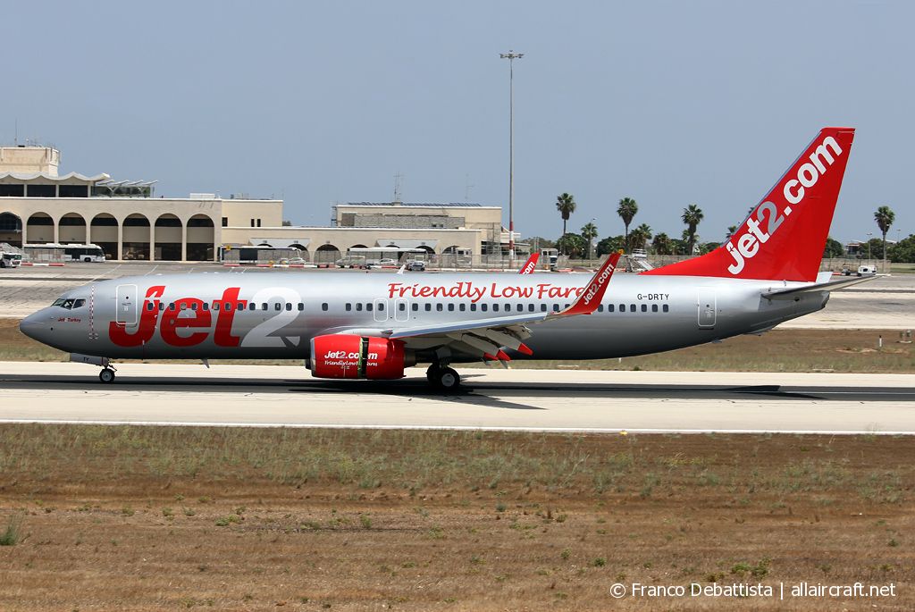G-DRTY · Boeing 737-8AS(WL) · (MLA / LMML)