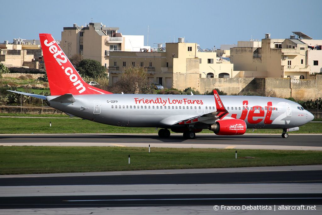 G-GDFP · Boeing 737-8Z9(WL) · (MLA / LMML)
