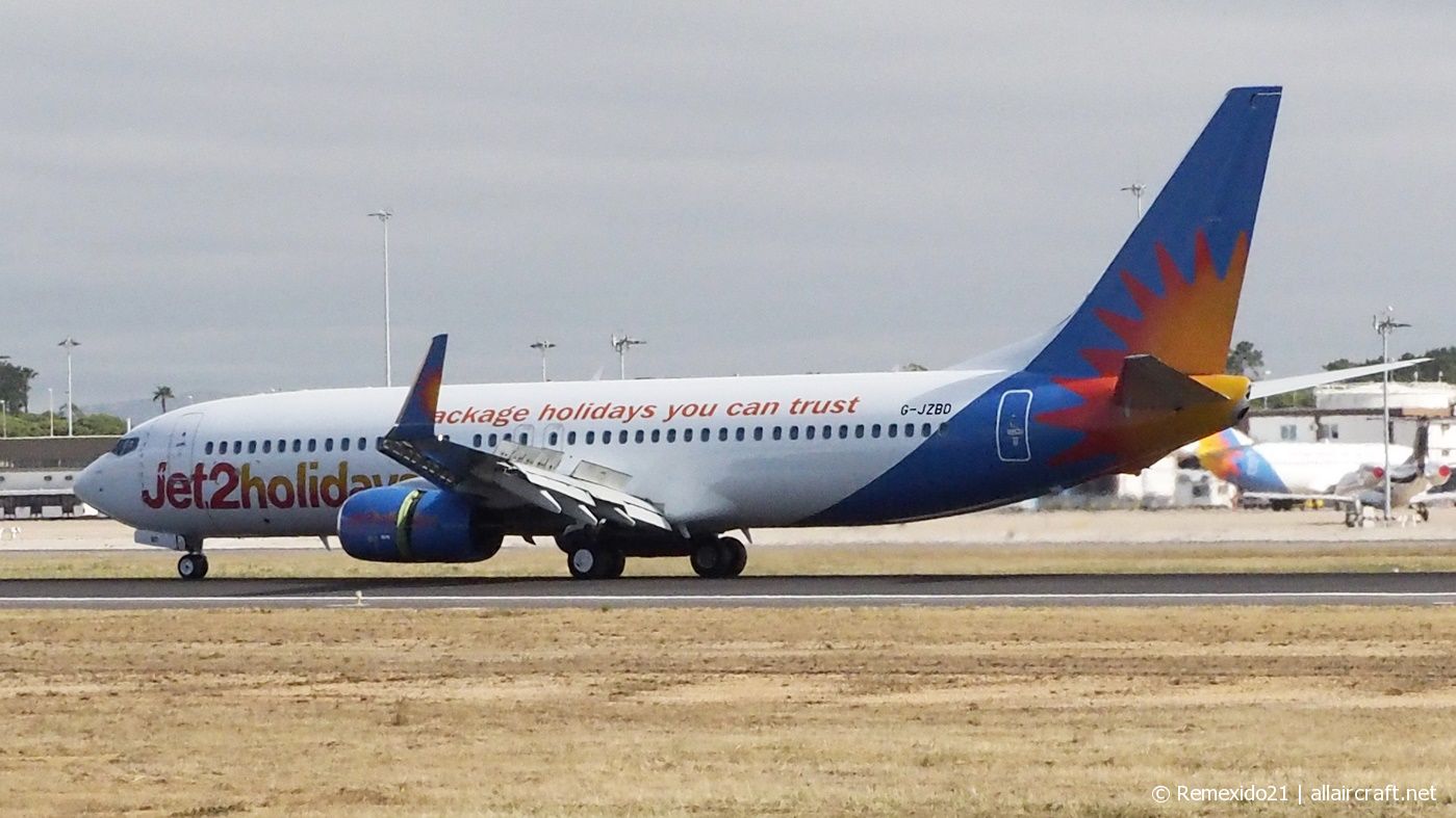 G-JZBD · Boeing 737-8MG(WL) · (FAO / LPFR)