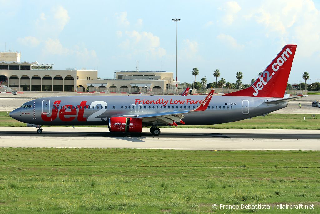 G-JZBN · Boeing 737-8MG(WL) · (MLA / LMML)