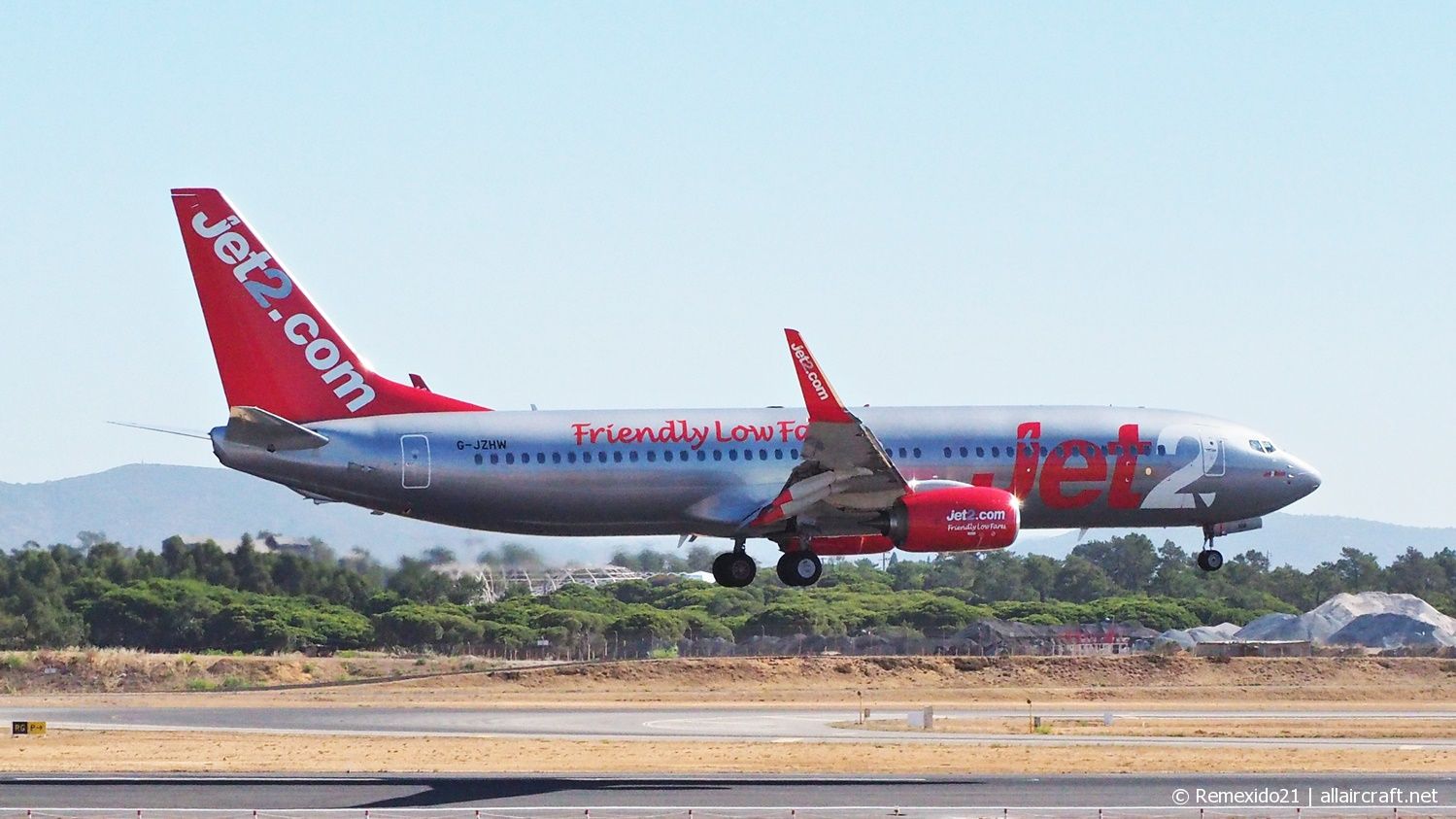 G-JZHW · Boeing 737-8MG(WL) · (FAO / LPFR)