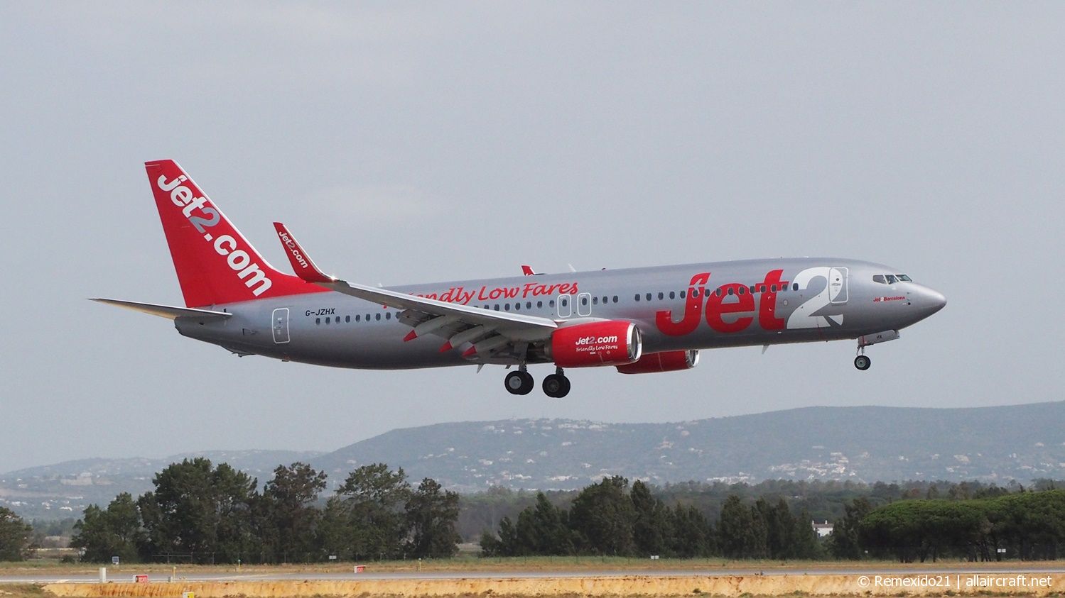 G-JZHX · Boeing 737-8MG(WL) · (FAO / LPFR)