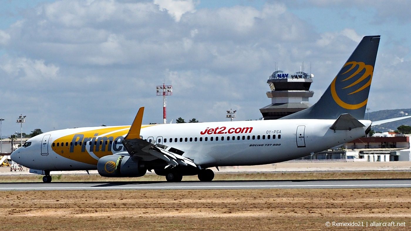 OY-PSA · Boeing 737-8Q8(WL) · (FAO / LPFR)