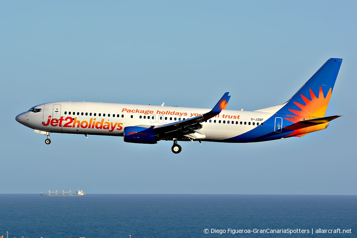 G-JZBF · Boeing 737-8MG(WL) · (LPA / GCLP)