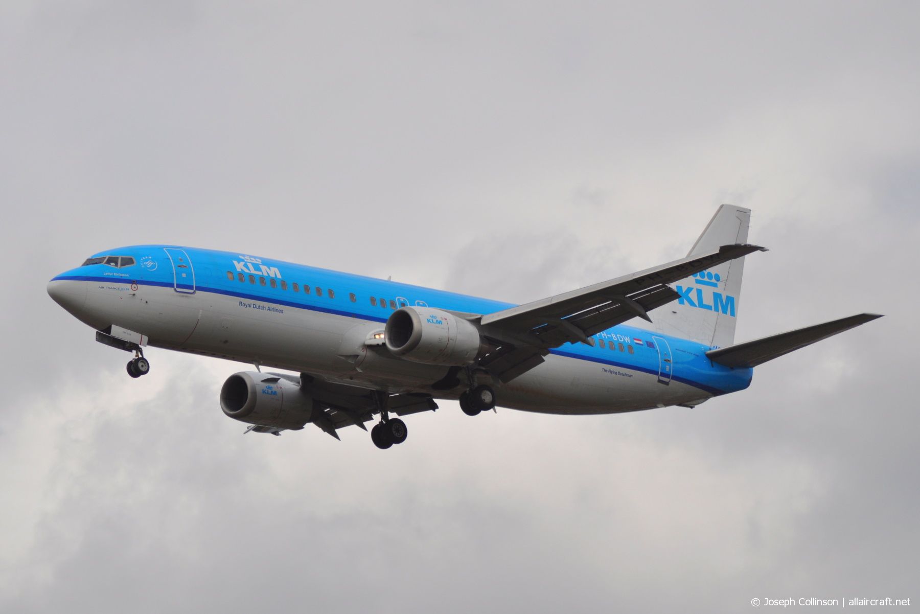 PH-BDW · Boeing 737-406 · (LHR / EGLL)