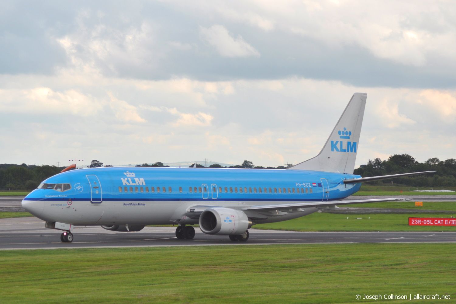 PH-BDZ · Boeing 737-406 · (MAN / EGCC)