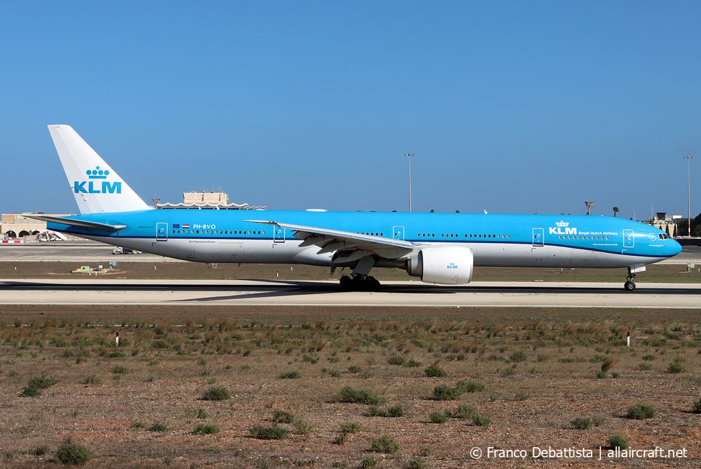 PH-BVO · Boeing 777-306/ER · (MLA / LMML)