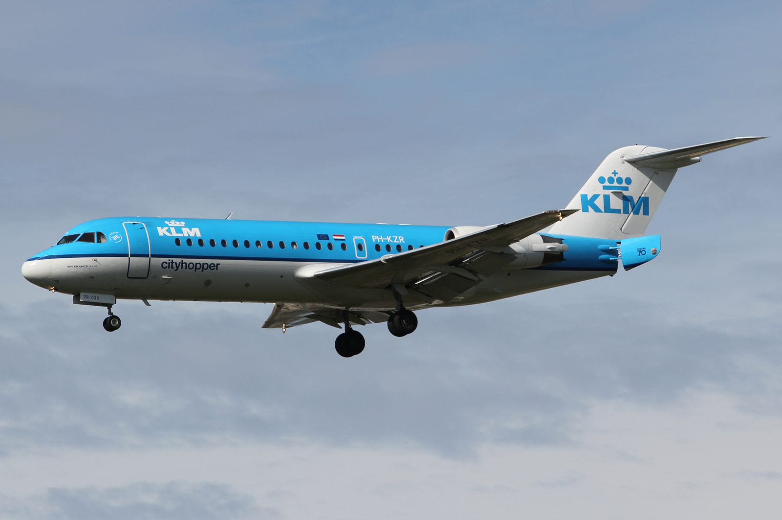 PH-KZR · Fokker 70 · (LHR / EGLL)