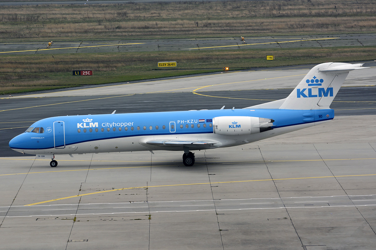 PH-KZU · Fokker 70 · (FRA / EDDF)