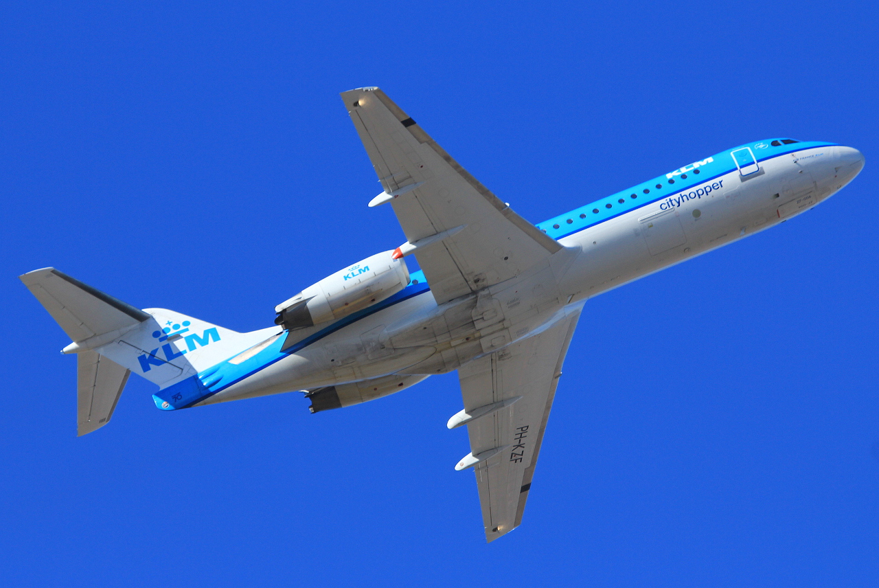 PH-KZF · Fokker 70 · (SVG / ENZV)
