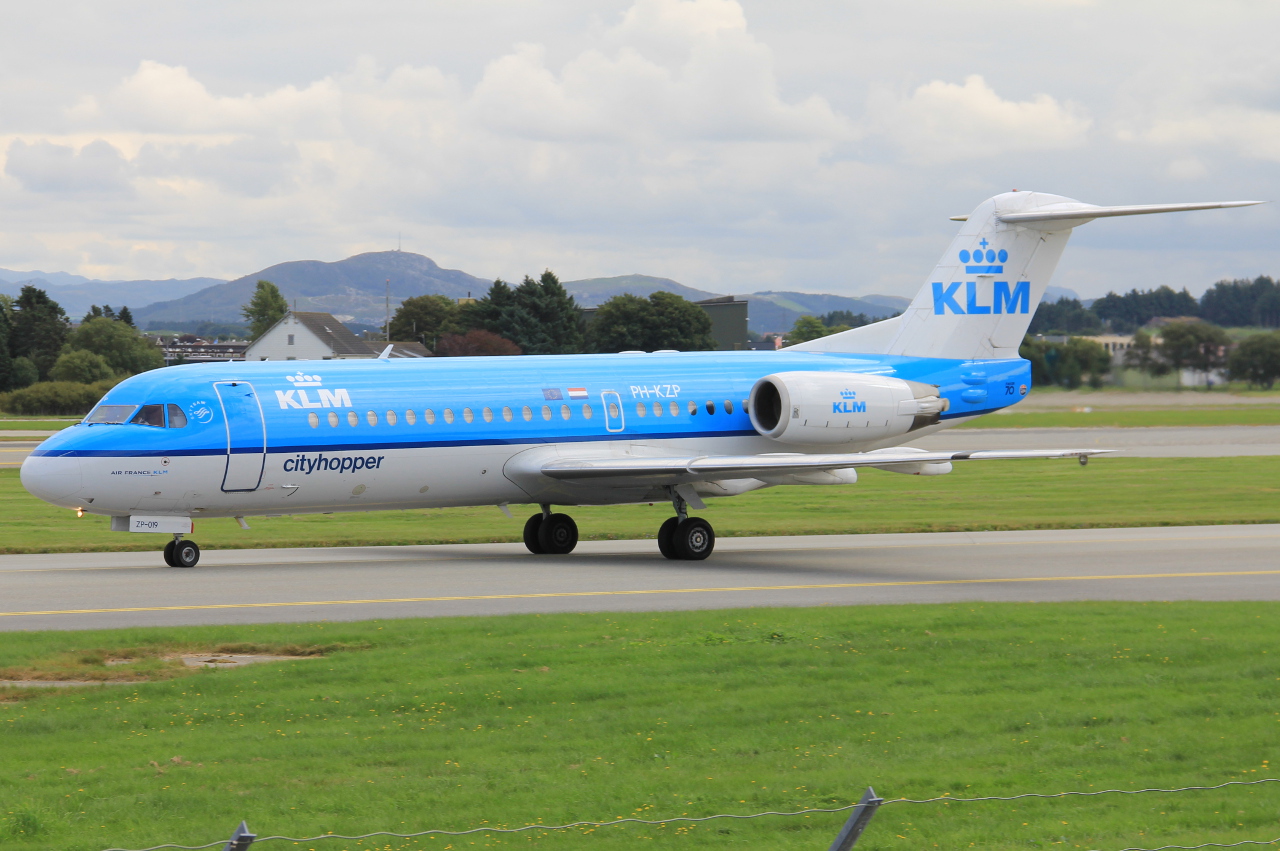 PH-KZP · Fokker 70 · (SVG / ENZV)