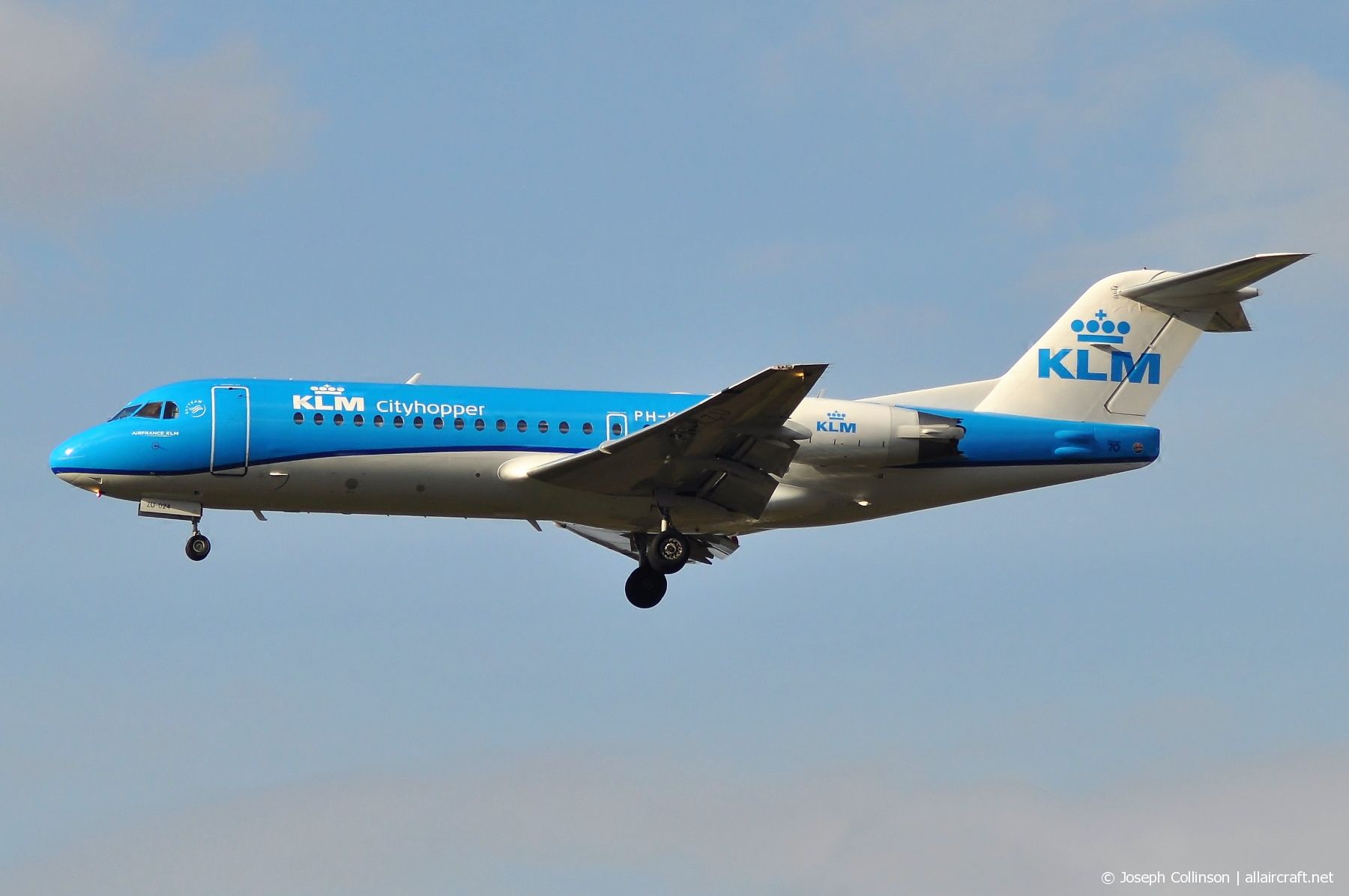 PH-KZU (11543) 1995 Fokker 70