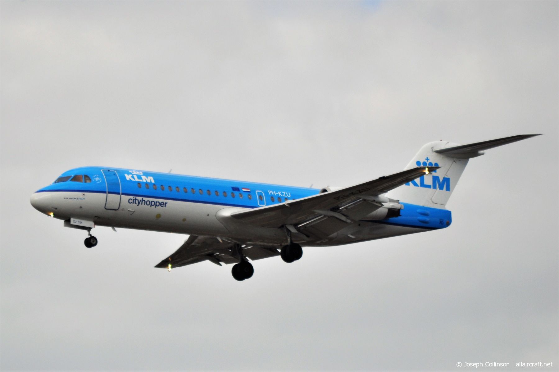 PH-KZU (11543) 1995 Fokker 70