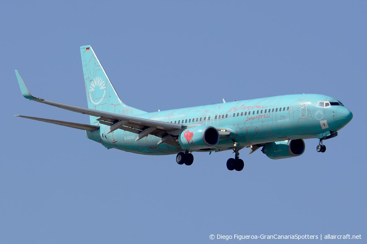 D-ASXO (29649) 2008 Boeing 737-8HX WL