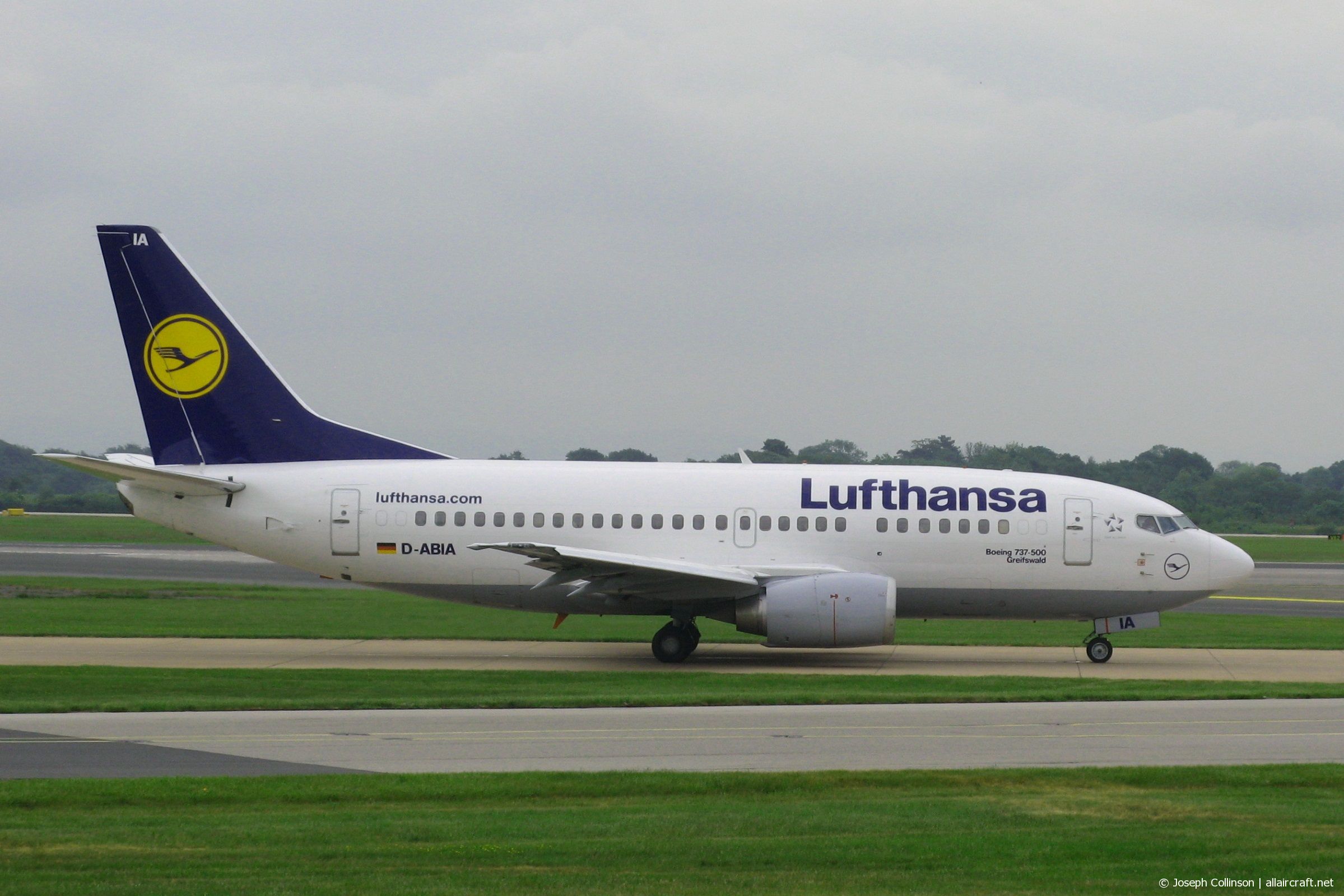 D-ABIA · Boeing 737-530 · (MAN / EGCC)
